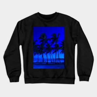 blue trees Crewneck Sweatshirt